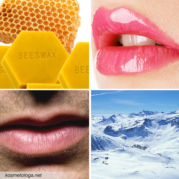 Пчелиный воск, Бальзам для губ, Сухие губы зимой